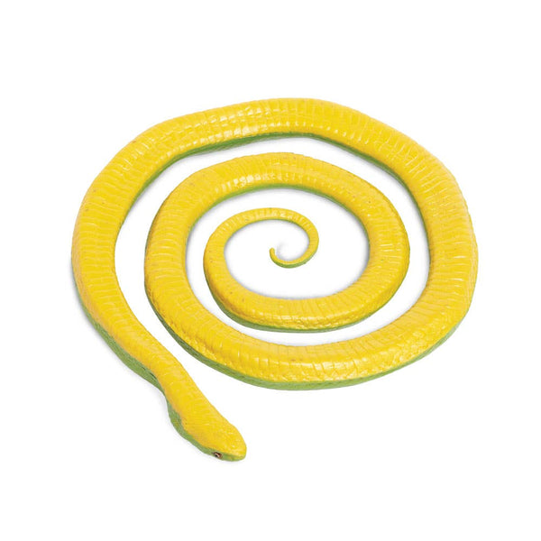 The snake turned upside down showing the yellow belly.