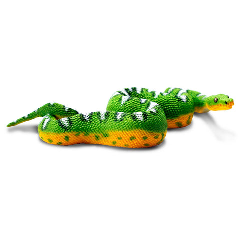 this snake figure measures  7 1/4 inches wide and nearly 5 inches from front to back