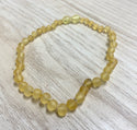 Jurate Pure Baltic Amber | Raw Lemon Children's Necklace 10" - 1