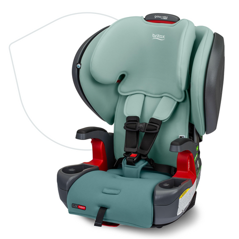 Green Ombre Grow with you carseat