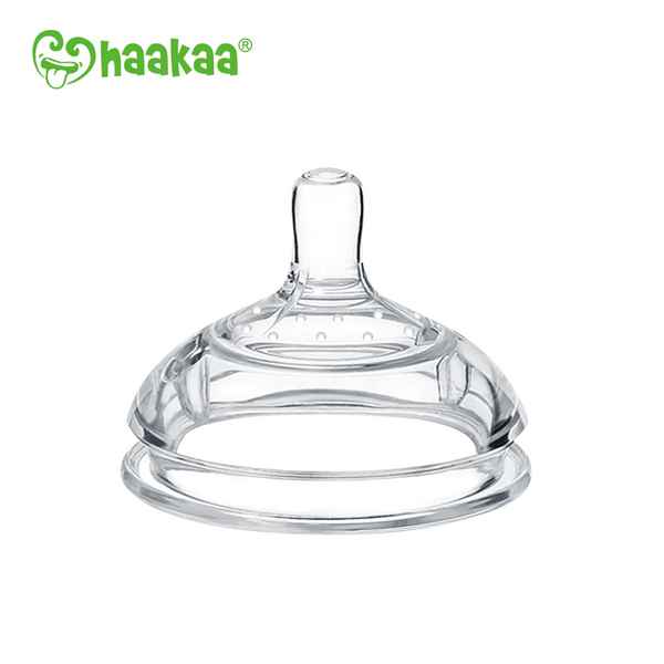 Haakaa Gen 3 Silicone Bottle Anti-Colic Nipple 2 pk