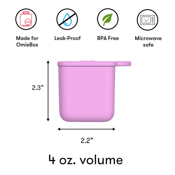 OmieDip Silicone Containers ~ Blue/lime