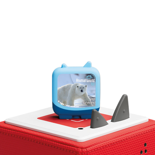 Tonies - Clever Tonies Set: Animal World: Wild Survivors on Toniebox