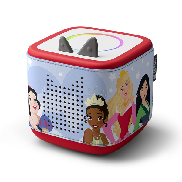 Children's toy with Disney Princess characters on a white background