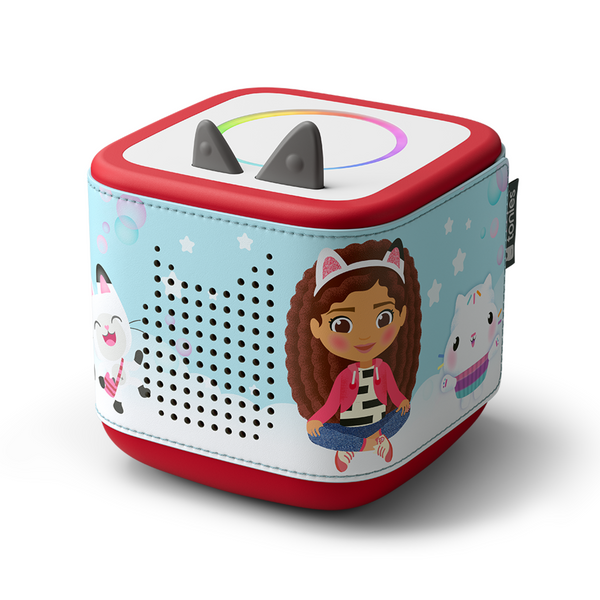 Children's toy with cartoon character on a white background