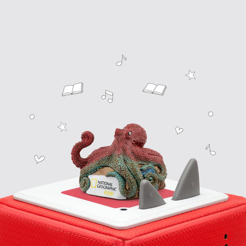 Tonies - National Geographic Octopus on red Toniebox