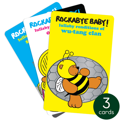 Yoto Card Packs -  Rockabye Baby! Lullaby Pop Collection 3 card pack