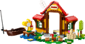 Lego Super Mario Picnic scene with Yogi, boat, and more