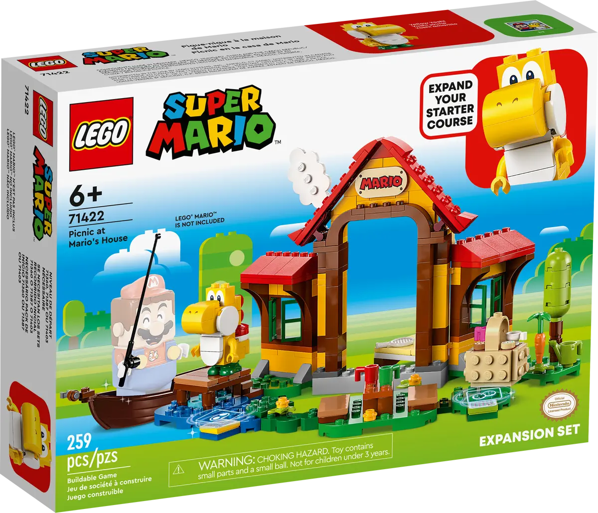Lego | Super Mario Picnic at Mario's House Expansion Set | Mom's