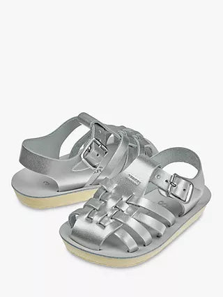 Sun-San Sailor | Silver (children's) Shoes Salt Water Sandals by Hoy Shoes