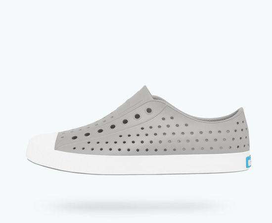 Native Shoes | Jefferson Adult Pigeon Grey / Shell White Shoes Native Shoes