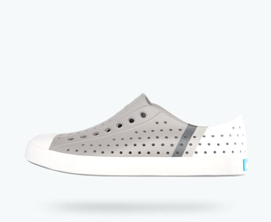 Native Shoes | Jefferson Adult Pigeon Grey/ Shell White/ Gradient Block Shoes Native Shoes