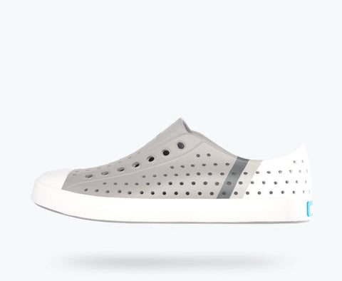 Native Shoes | Jefferson Adult Pigeon Grey/ Shell White/ Gradient Block Shoes Native Shoes