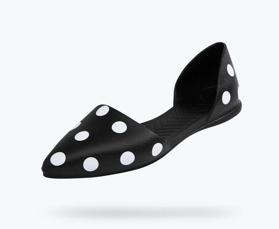 Native Shoes | Audrey Print Jiffy Black/ Shell Polka Dots Shoes Native Shoes