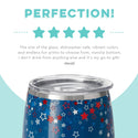 Swig Life - Star Burst Stemless Wine Cup (14oz) ReuseableBottles Swig Life