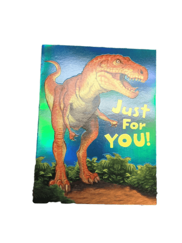 Peaceable Kingdom | Gift Enclosure (2⅜" x 3⅛" blank card) Gift Card Peaceable Kingdom Just For You! Dino  