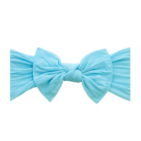 Baby Bling Bows | Classic Knot Headband ~ Aqua Baby Baby Bling Bows