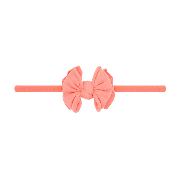 Baby Bling Bows | Baby Fab Skinny Headband ~ Coral Baby Baby Bling Bows
