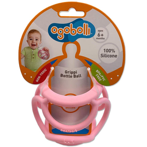 OgoSport | Grippi Bottle Ball ~ Pink Teethers OgoSport