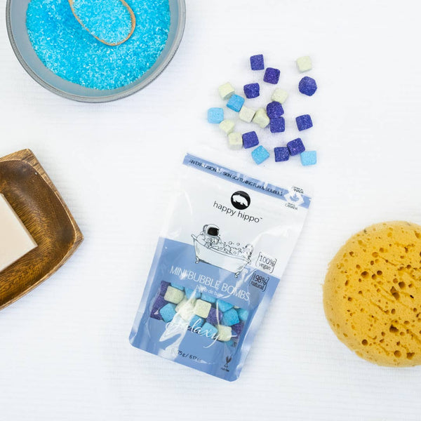 Happy Hippo Bath Co | Mini Bubble Bombs ~ Galaxy Bath Happy Hippo Bath