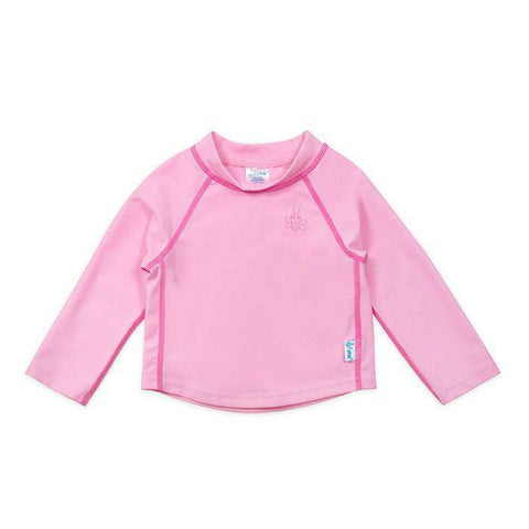 I Play | Long Sleeve Rashguard Shirt ~ Light Pink SwimDiapers Iplay