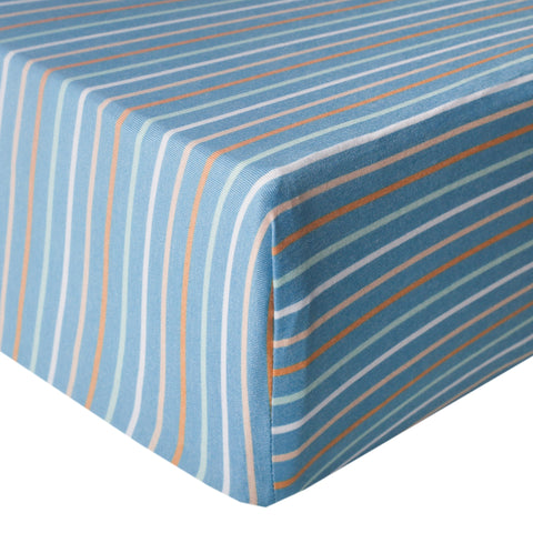 Copper Pearl | Premium Knit Fitted Crib Sheet ~ Milo Bedding Copper Pearl