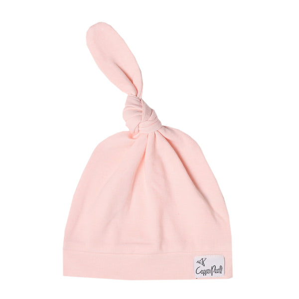 Copper Pearl | Top Knot Hat 5-18 mo ~ Blush Clothing Copper Pearl