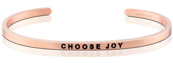 MantraBand | Happiness - Choose Joy  MantraBand Rose Gold  