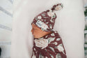 Copper Pearl | Newborn Top Knot Hat ~ Scarlet Clothing Copper Pearl