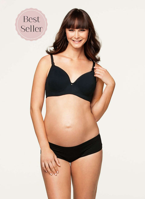 Cake Lingerie | Croissant Black Nursing Bra  Cake Lingerie