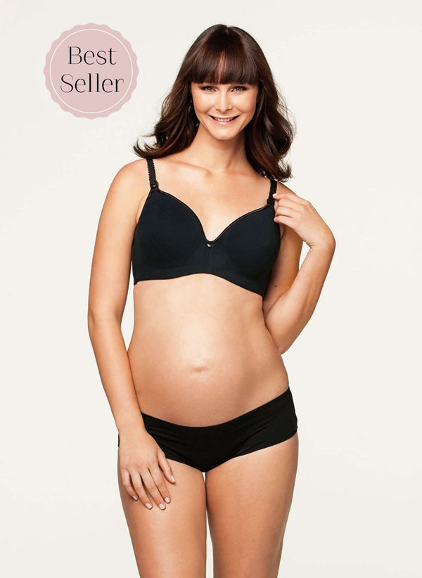 Cake Lingerie | Croissant Black Nursing Bra  Cake Lingerie