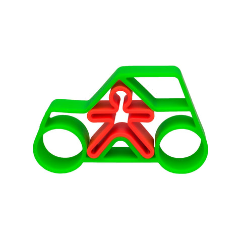 Dëna - Neon Car & Kid - Green Toys dëna