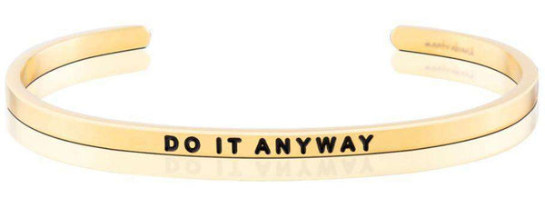 MantraBand | Happiness - Do It Anyway Jewelry MantraBand Gold