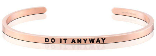 MantraBand | Happiness - Do It Anyway Jewelry MantraBand Rose Gold  