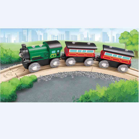 Hape | Steam -  Era Passenger Train Toys Hape Toys