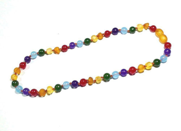 CanyonLeaf Children's Raw Amber Jewelry | Rainbow Gemstone Jewelry CanyonLeaf Jewelry