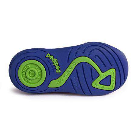 Grip N Go Pediped | Gustan Blue Lime Shoes Pediped