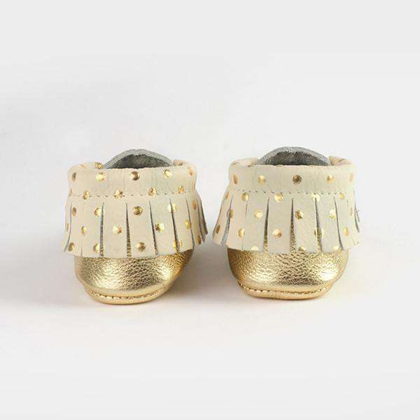 Freshly Picked | Moccs ~  Heirloom in Cream and Gold Shoes Freshly Picked