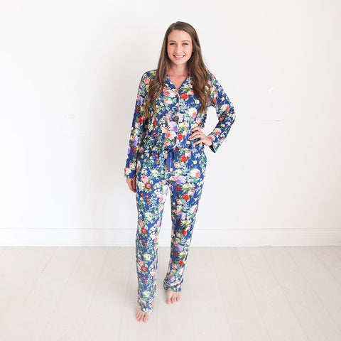 Posh Peanut - Women Long Sleeve & Relaxed Long Pajama Pants - Carmen Clothing Posh Peanut