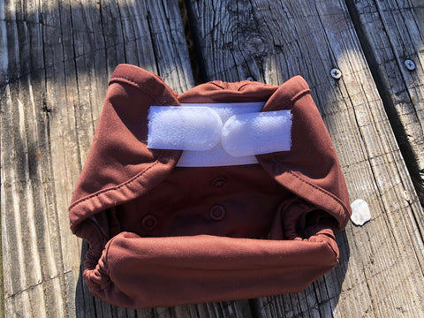 RumpaRooz Newborn Diaper Cover ~ Aplix ClothDiapers Rumparooz - Kanga Care Root Beer
