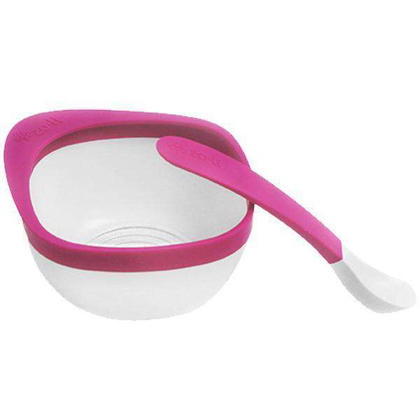 ZoLi Mash Bowl & Spoon Kit ~ Pink ZoLi