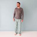 Posh Peanut ~ Men's Long Sleeve Pajama  Set ~ Wallace Clothing Posh Peanut