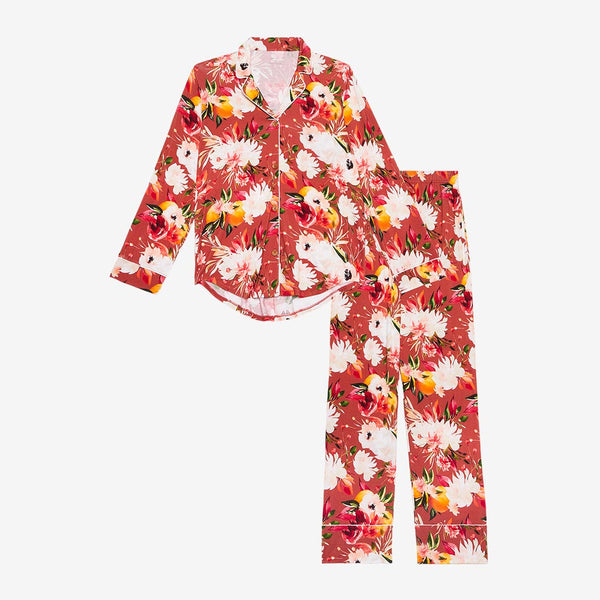Posh Peanut - Women Long Sleeve & Relaxed Long Pajama Pants - Leonora Clothing Posh Peanut