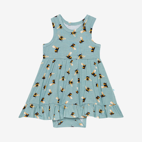 Posh Peanut Racerback Twirl Bodysuit Dress ~ Spring Bee Clothing Posh Peanut 12-18 months  