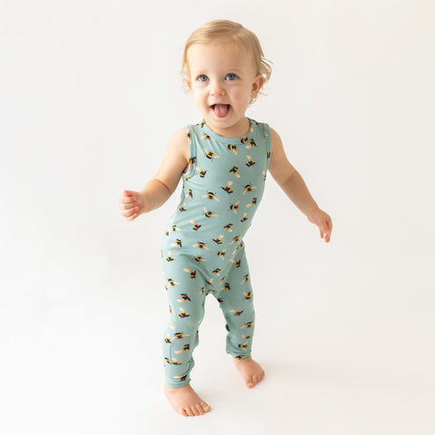 Posh Peanut Basic Racerback Romper ~ Spring Bee Clothing Posh Peanut 0-3 months