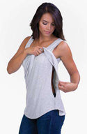 Belly Bandit | Heather Grey Maternity Tank Clothing Belly Bandit