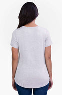 Belly Bandit | Perfect Nursing Collection | Gray Perfect Nursing Tee Clothing Belly Bandit   