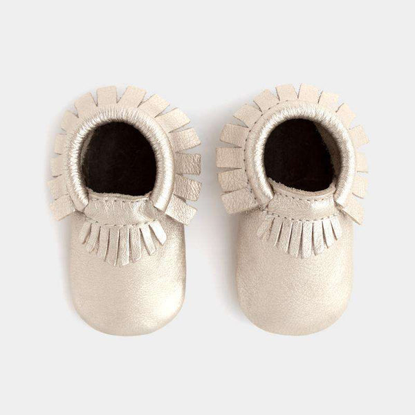 Freshly Picked | Mini Sole Moccs ~ Platinum Gold  Freshly Picked