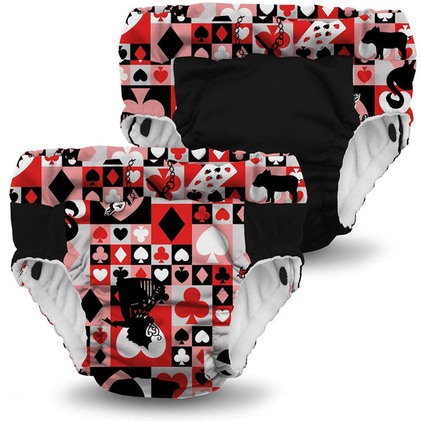 Lil Learnerz Training Pants & Swim Diaper 2 pk ClothDiapers Rumparooz - Kanga Care X-Large Queen of Hearts