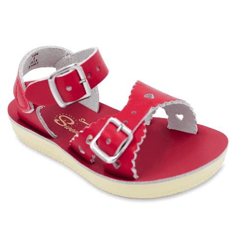 Sun-San Sweetheart Sandals | Red (children's) Shoes Salt Water Sandals by Hoy Shoes   